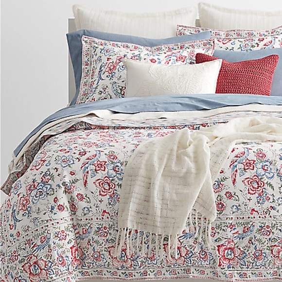 Bundle of Ralph Lauren Lucie bedding sheet set and duvet cover set 7 pieces set - Picture 5 of 12